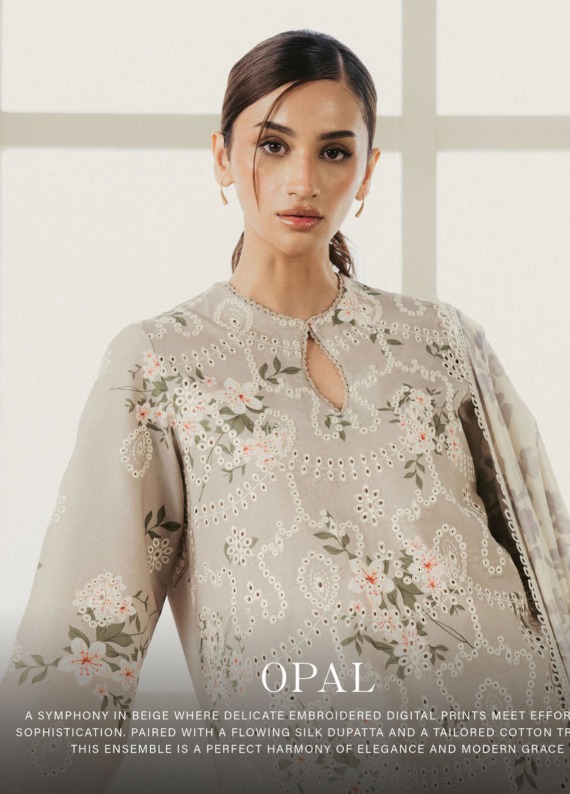 Amore by Ayzel Embroidered Lawn Suit Unstitched 3 Piece AAF25AS D-06 Opal