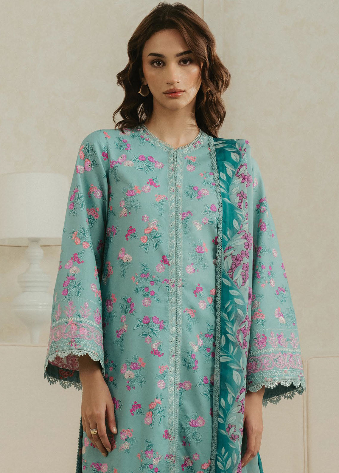 Amore by Ayzel Embroidered Lawn Suit Unstitched 3 Piece AAF25AS D-07 Gleam