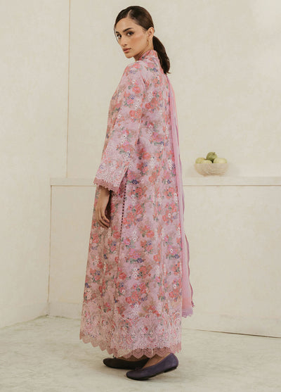 Amore by Ayzel Embroidered Lawn Suit Unstitched 3 Piece AAF25AS D-08 Rose