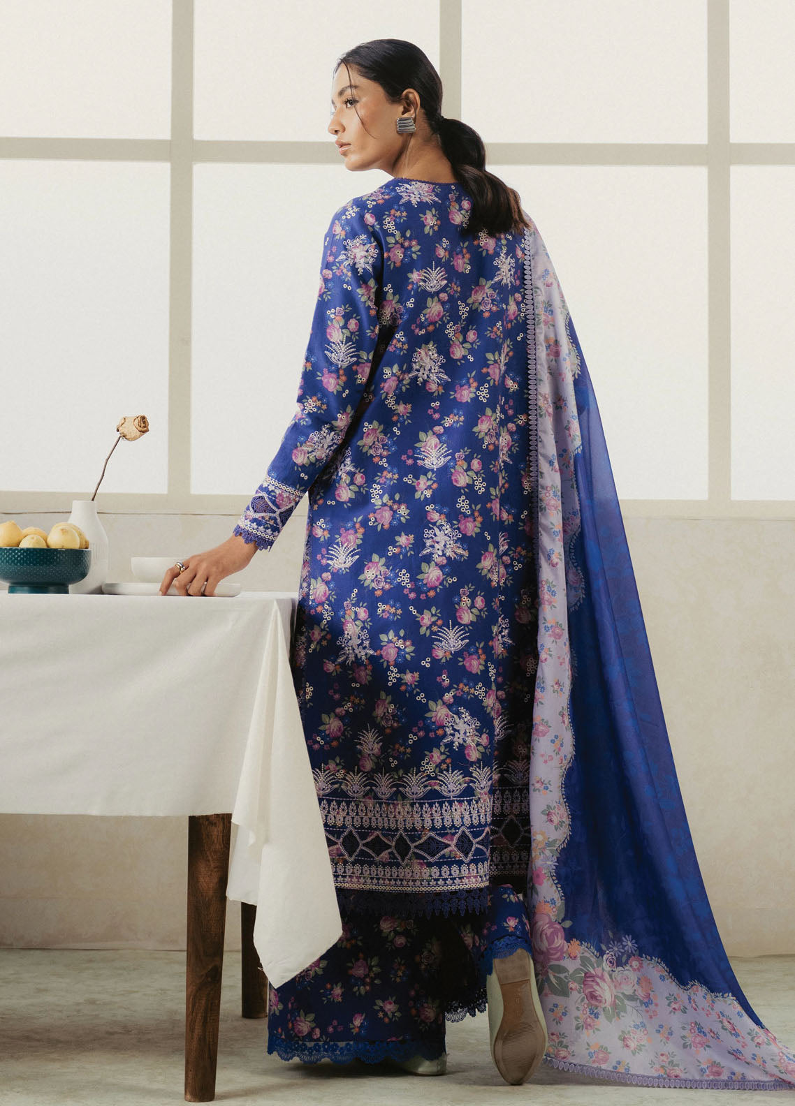 Amore by Ayzel Embroidered Lawn Suit Unstitched 3 Piece AAF25AS D-09 Celete