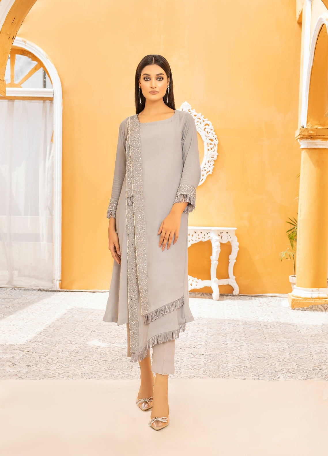 Anayra Amal Pret Embellished Grip Georgette 2 Piece Suit Inara