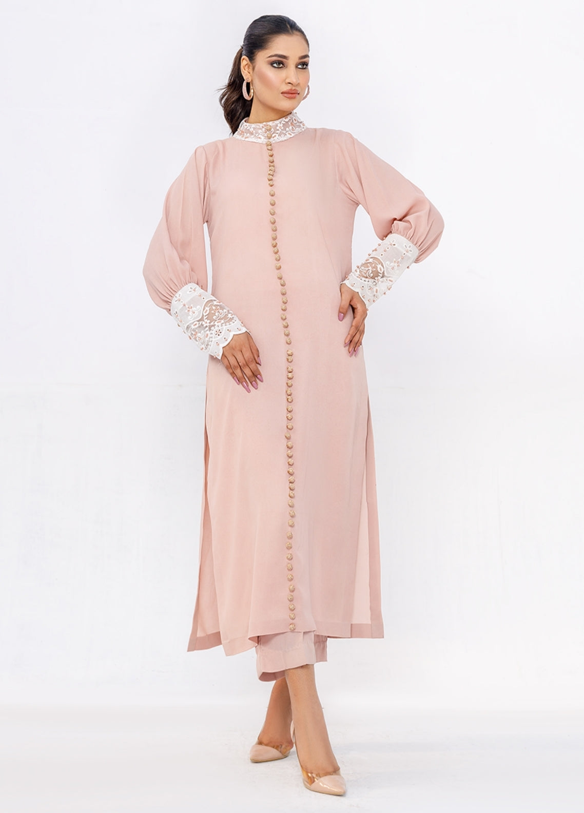 Anayra Amal Pret Embellished Grip Georgette 2 Piece Suit Inayat