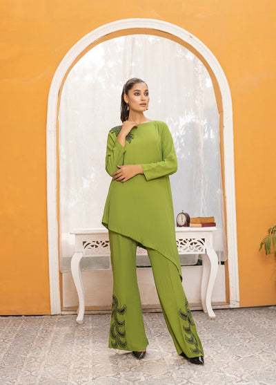 Anayra Amal Pret Embroidered Grip Georgette 2 Piece Suit Kainaat