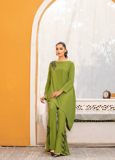 Anayra Amal Pret Embroidered Grip Georgette 2 Piece Suit Kainaat