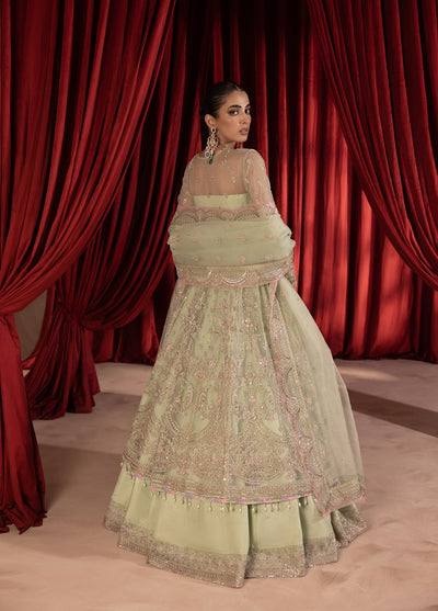 Anayra Amal Pret Embroidered Organza 3 Piece Suit Paalki