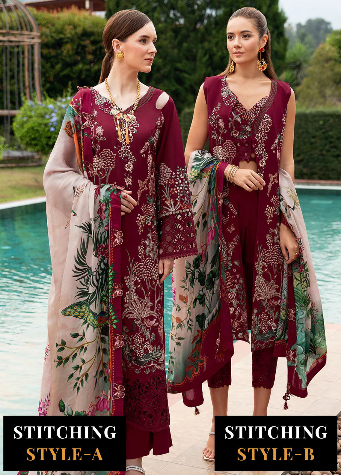 Andaaz by Ramsha Luxury Lawn Collection 2024 Vol-8 Z-802