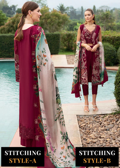 Andaaz by Ramsha Luxury Lawn Collection 2024 Vol-8 Z-802