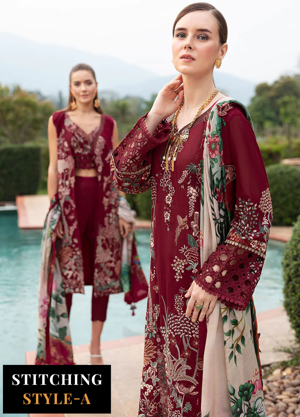 Andaaz by Ramsha Luxury Lawn Collection 2024 Vol-8 Z-802