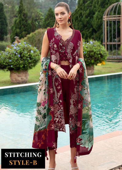 Andaaz by Ramsha Luxury Lawn Collection 2024 Vol-8 Z-802