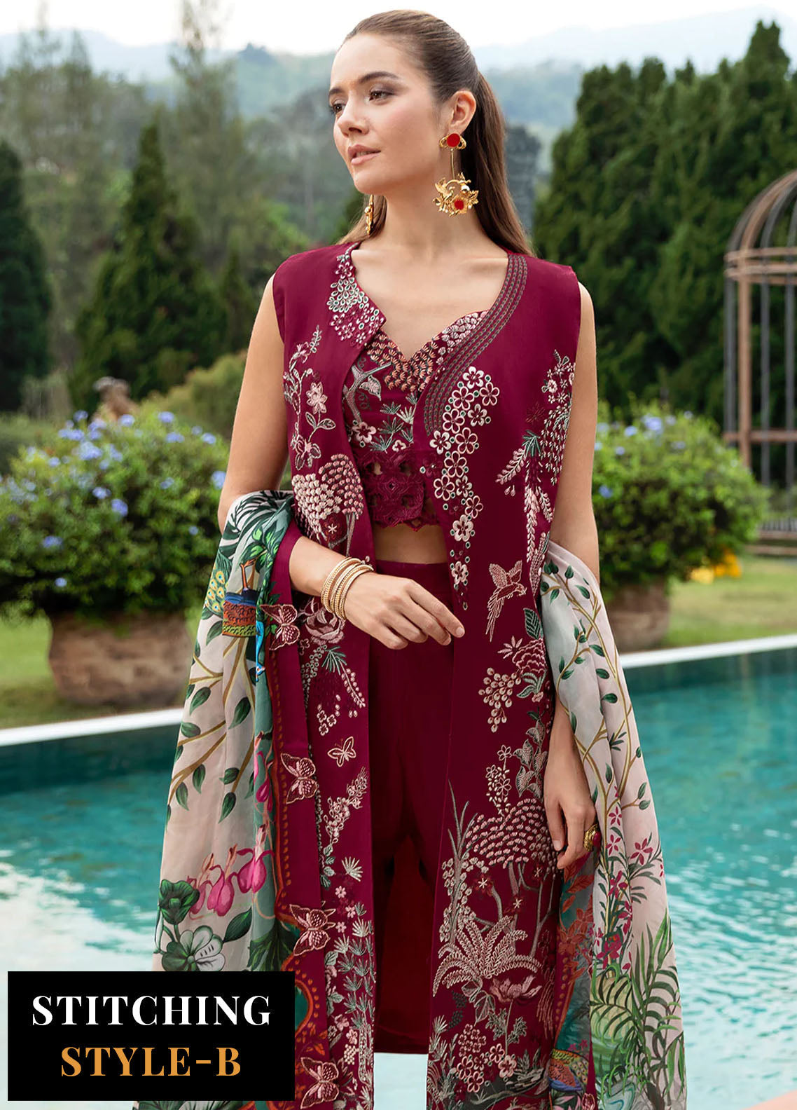 Andaaz by Ramsha Luxury Lawn Collection 2024 Vol-8 Z-802