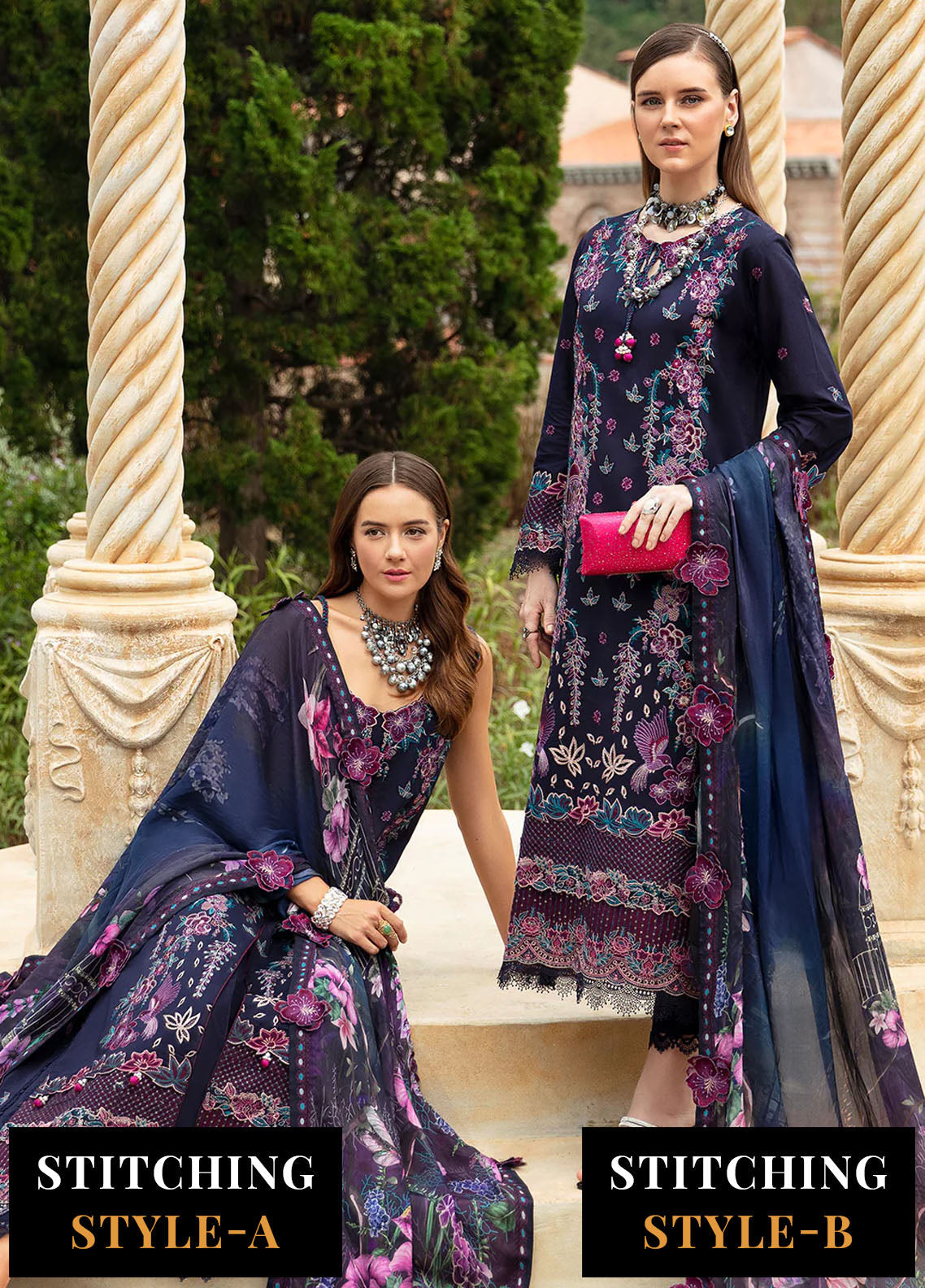 Andaaz by Ramsha Luxury Lawn Collection 2024 Vol-8 Z-803