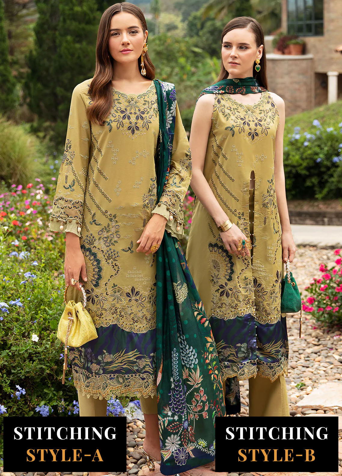 Andaaz by Ramsha Luxury Lawn Collection 2024 Vol-8 Z-804