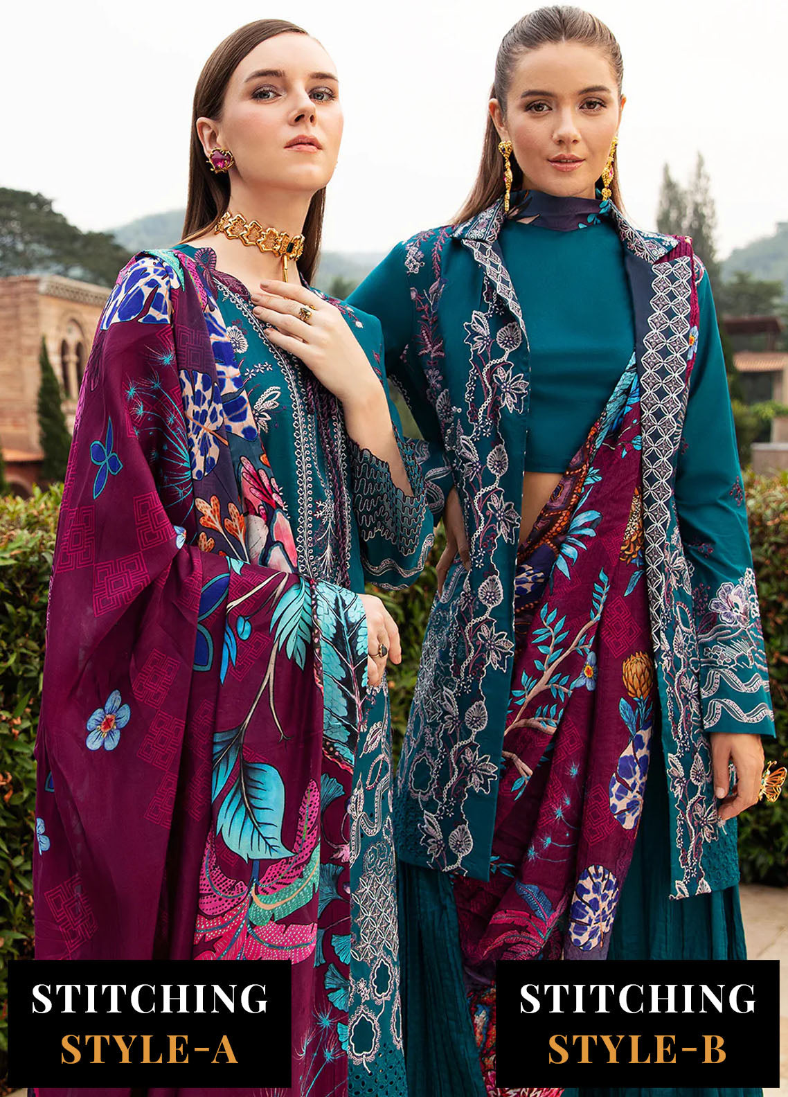 Andaaz by Ramsha Luxury Lawn Collection 2024 Vol-8 Z-805