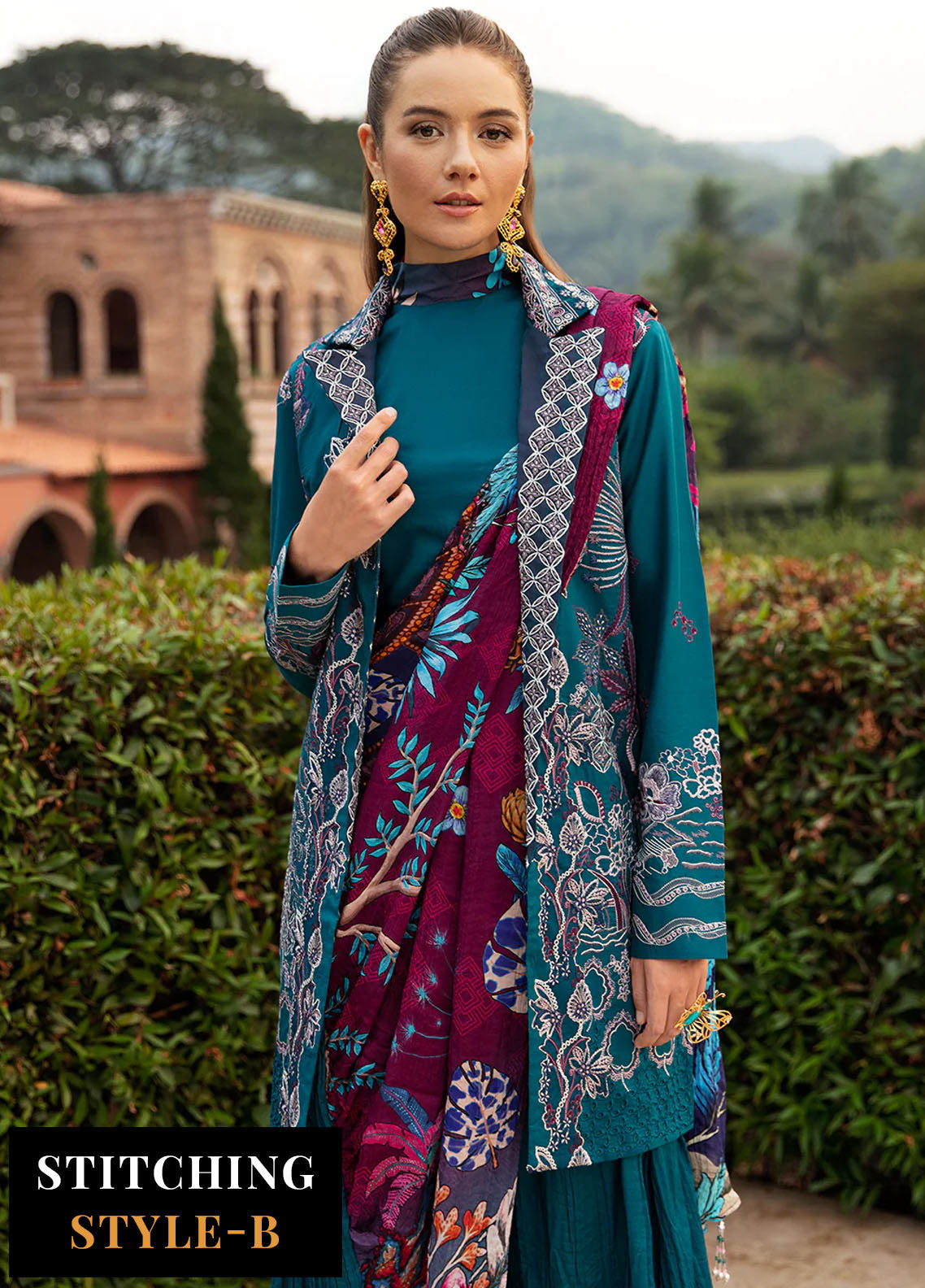 Andaaz by Ramsha Luxury Lawn Collection 2024 Vol-8 Z-805