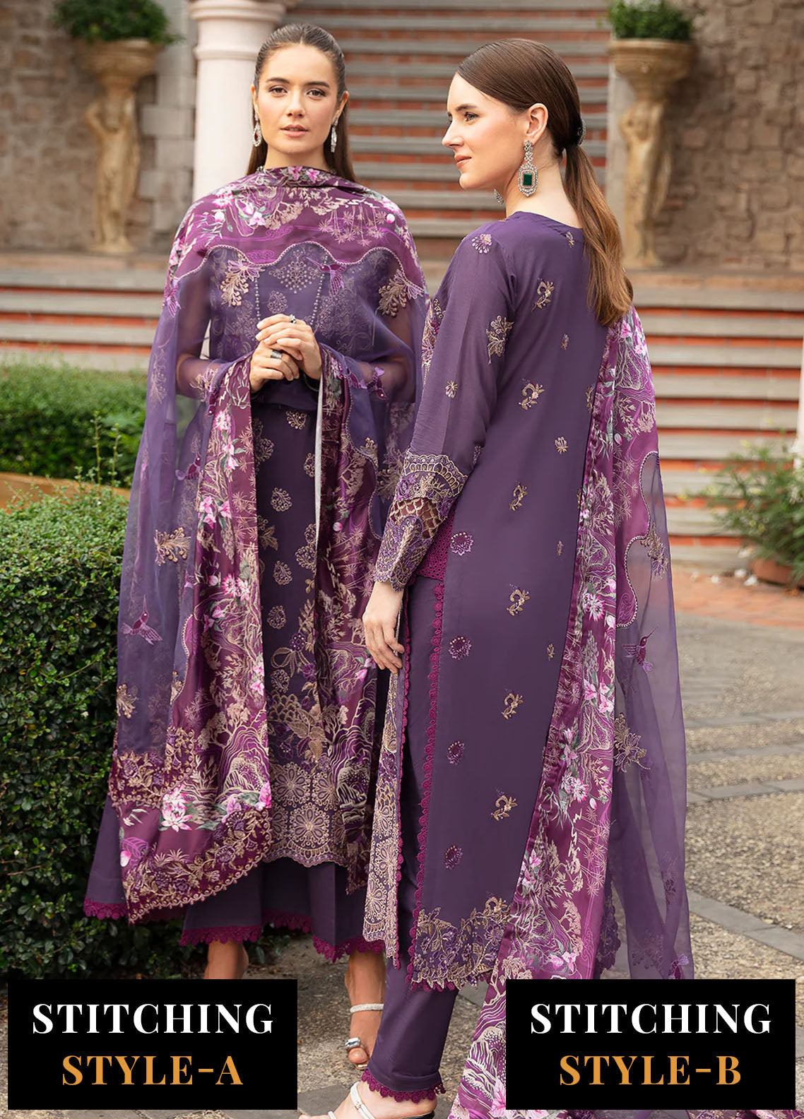 Andaaz by Ramsha Luxury Lawn Collection 2024 Vol-8 Z-807