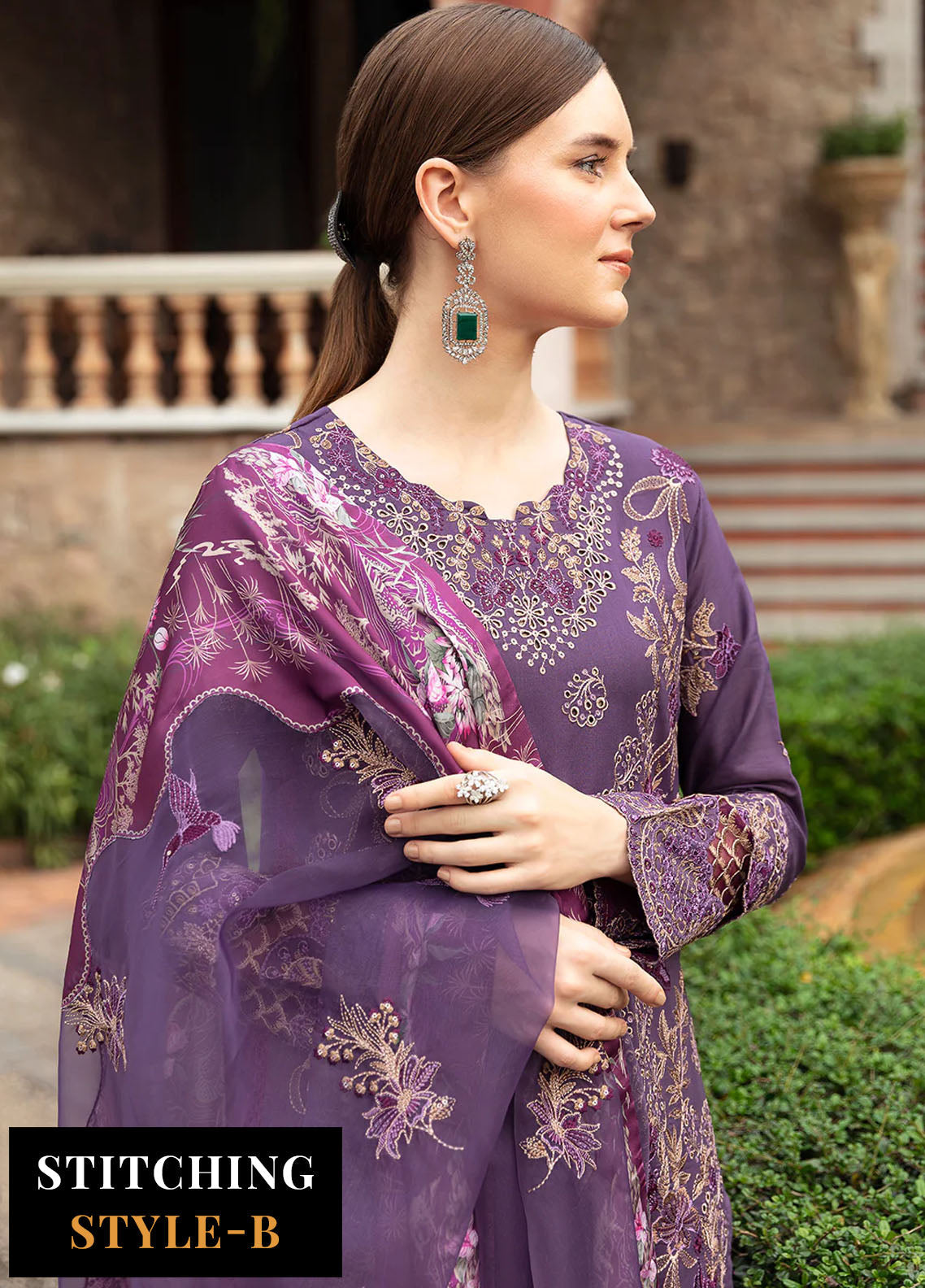 Andaaz by Ramsha Luxury Lawn Collection 2024 Vol-8 Z-807