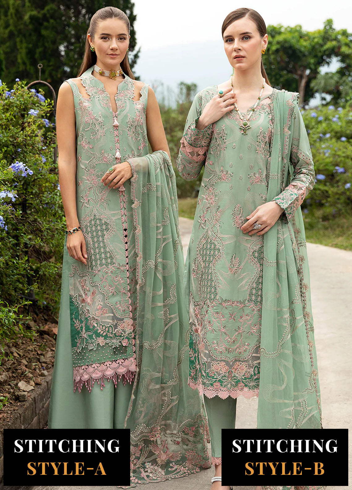 Andaaz by Ramsha Luxury Lawn Collection 2024 Vol-8 Z-808