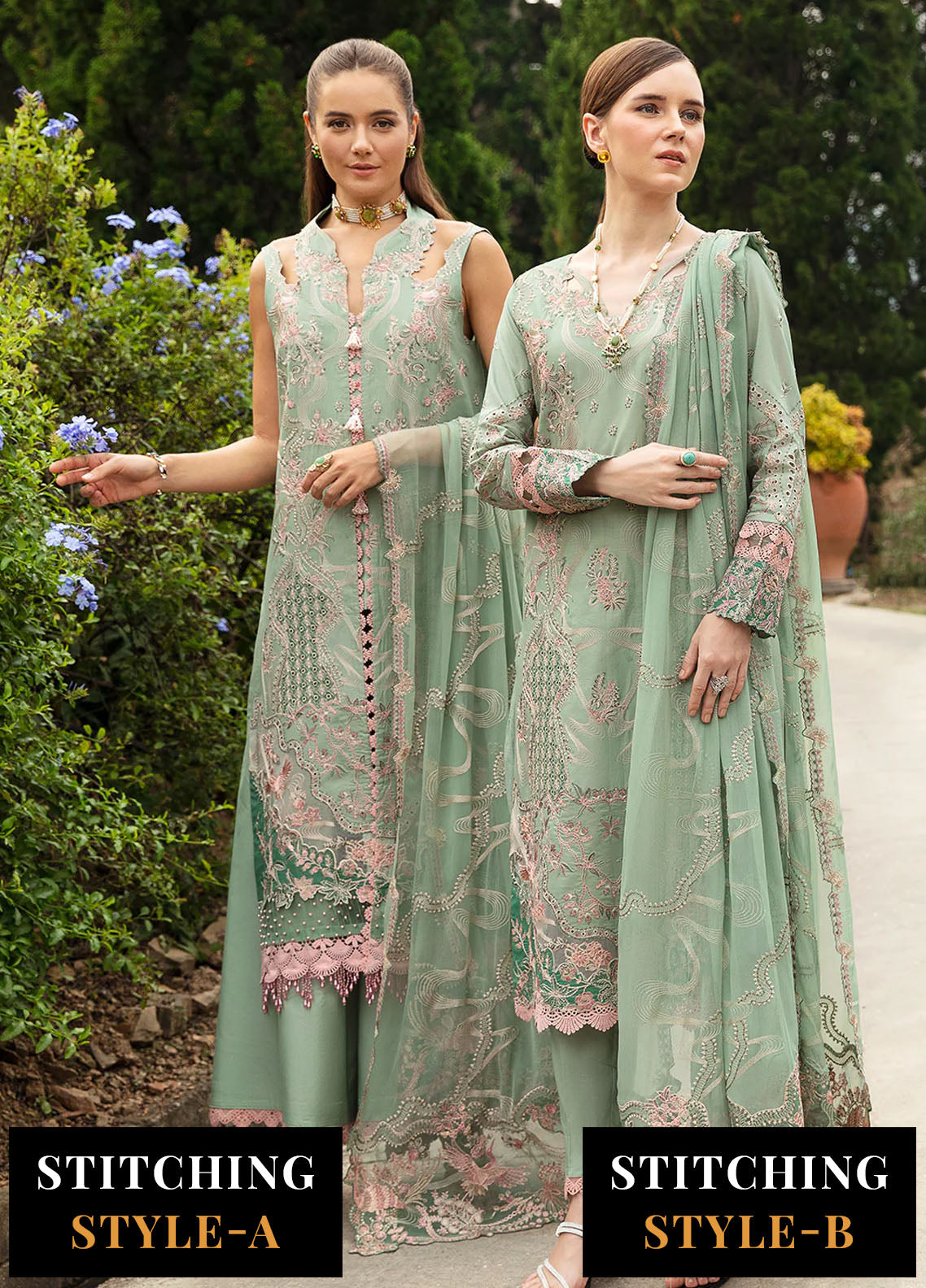 Andaaz by Ramsha Luxury Lawn Collection 2024 Vol-8 Z-808