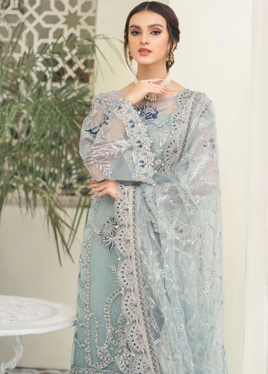 Andaz-e-Khas By Meeral Unstitched Collection 2024 Falak