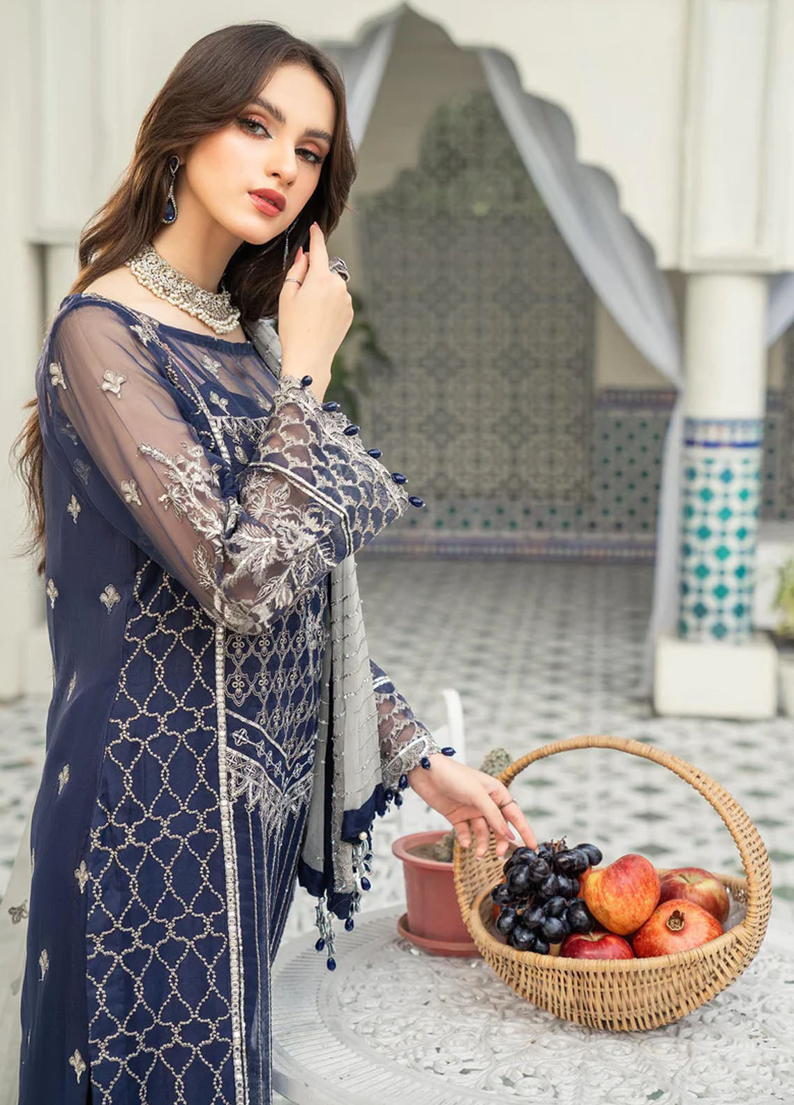 Andaz-e-Khas By Meeral Unstitched Collection 2024 Reet
