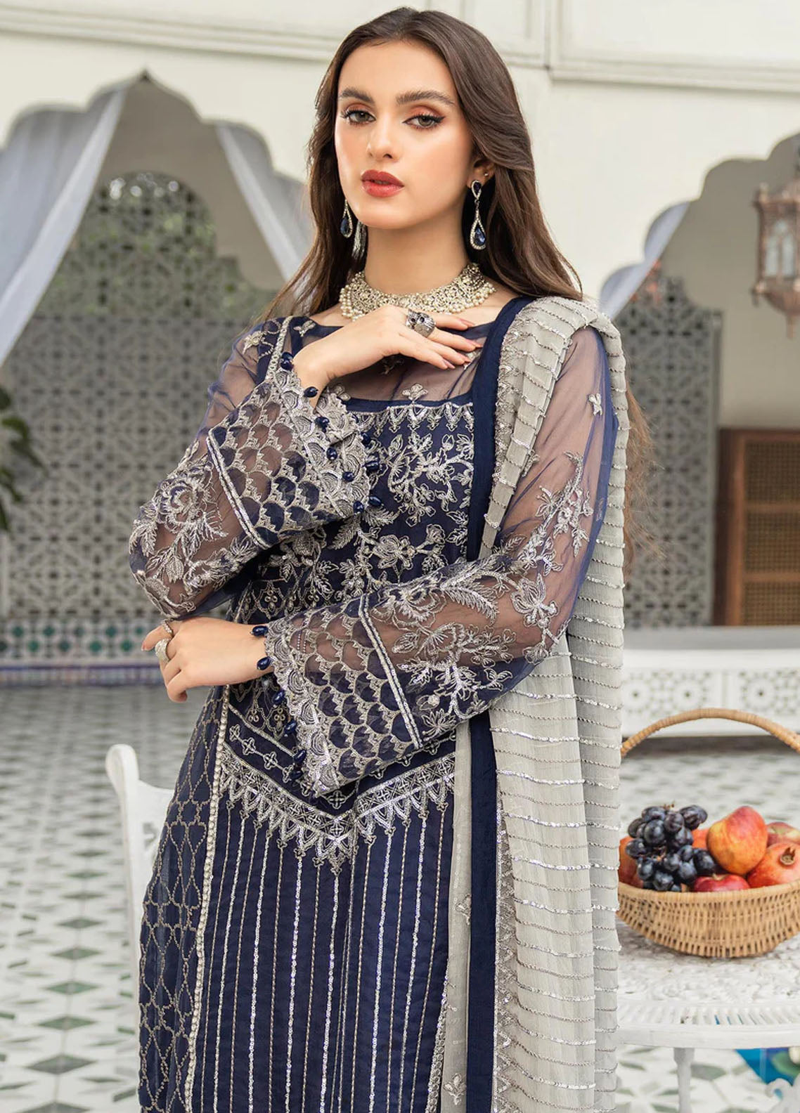 Andaz-e-Khas By Meeral Unstitched Collection 2024 Reet