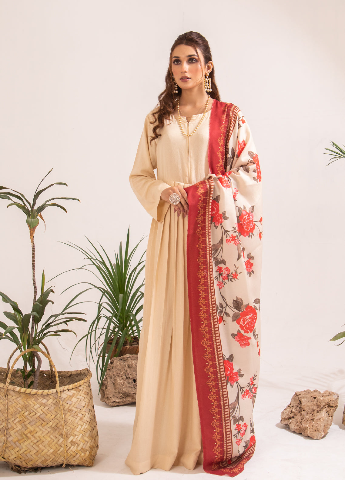 Apricity By Pashmire Pret Solid 3 Piece Suit Elayne