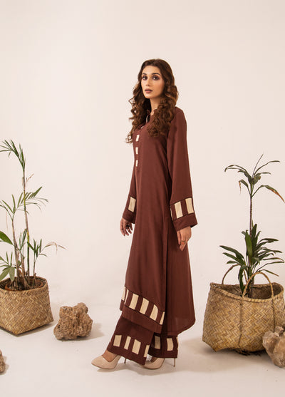 Apricity By Pashmire Pret Solid 3 Piece Suit Inara