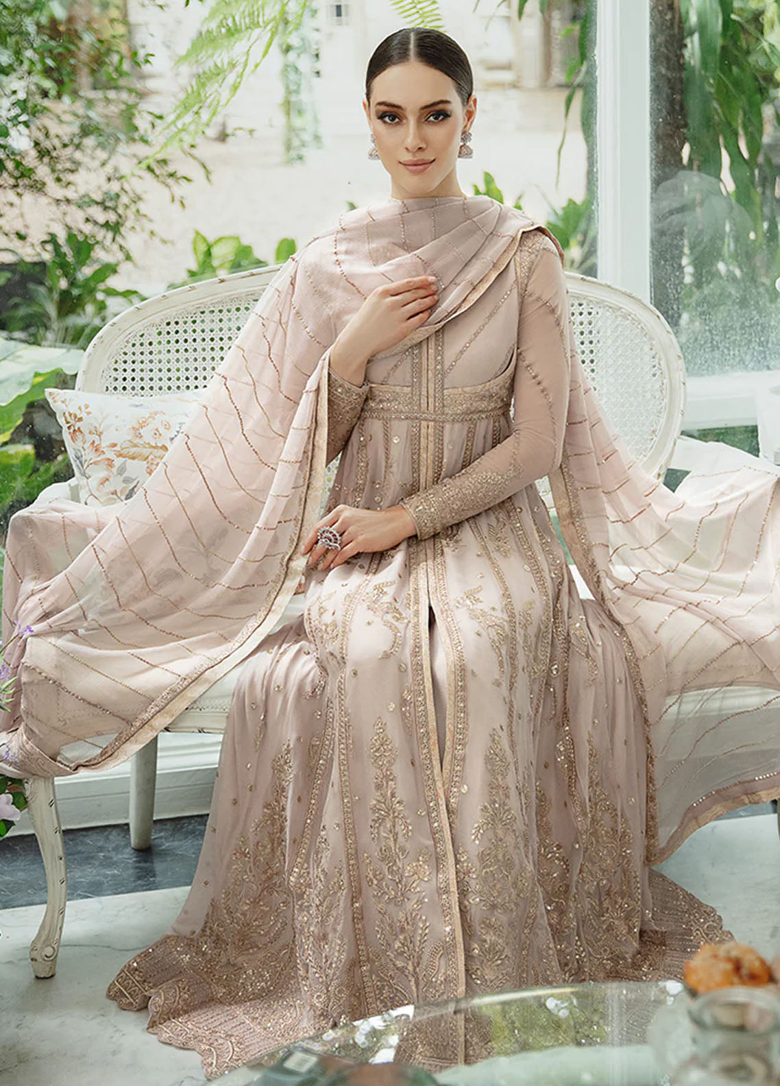 Ariya By Maryum N Maria Premium Chiffon Collection 2024 501 Sima