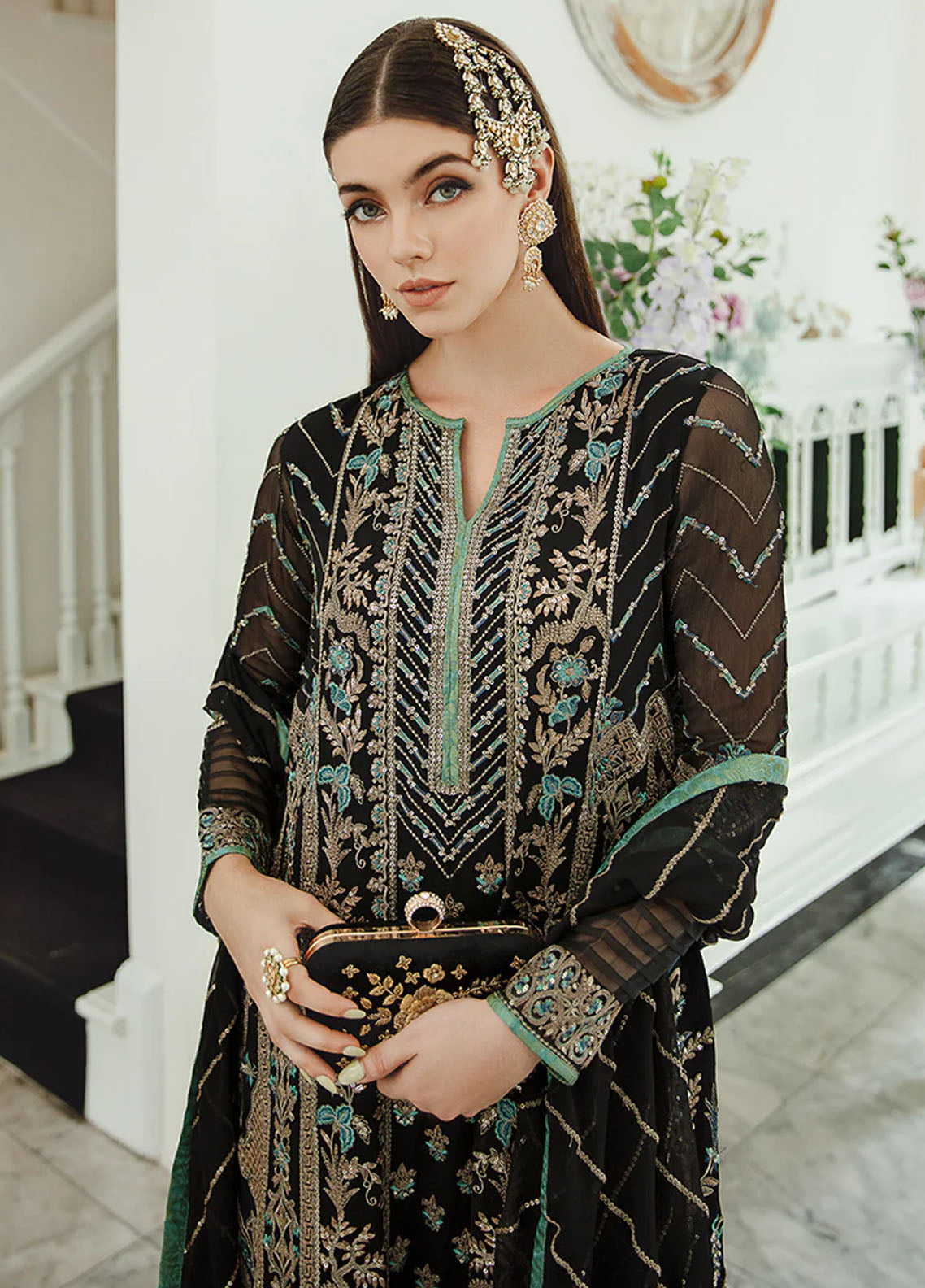 Ariya By Maryum N Maria Premium Chiffon Collection 2024 507 Iman