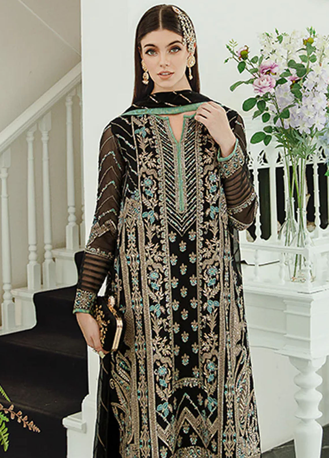 Ariya By Maryum N Maria Premium Chiffon Collection 2024 507 Iman