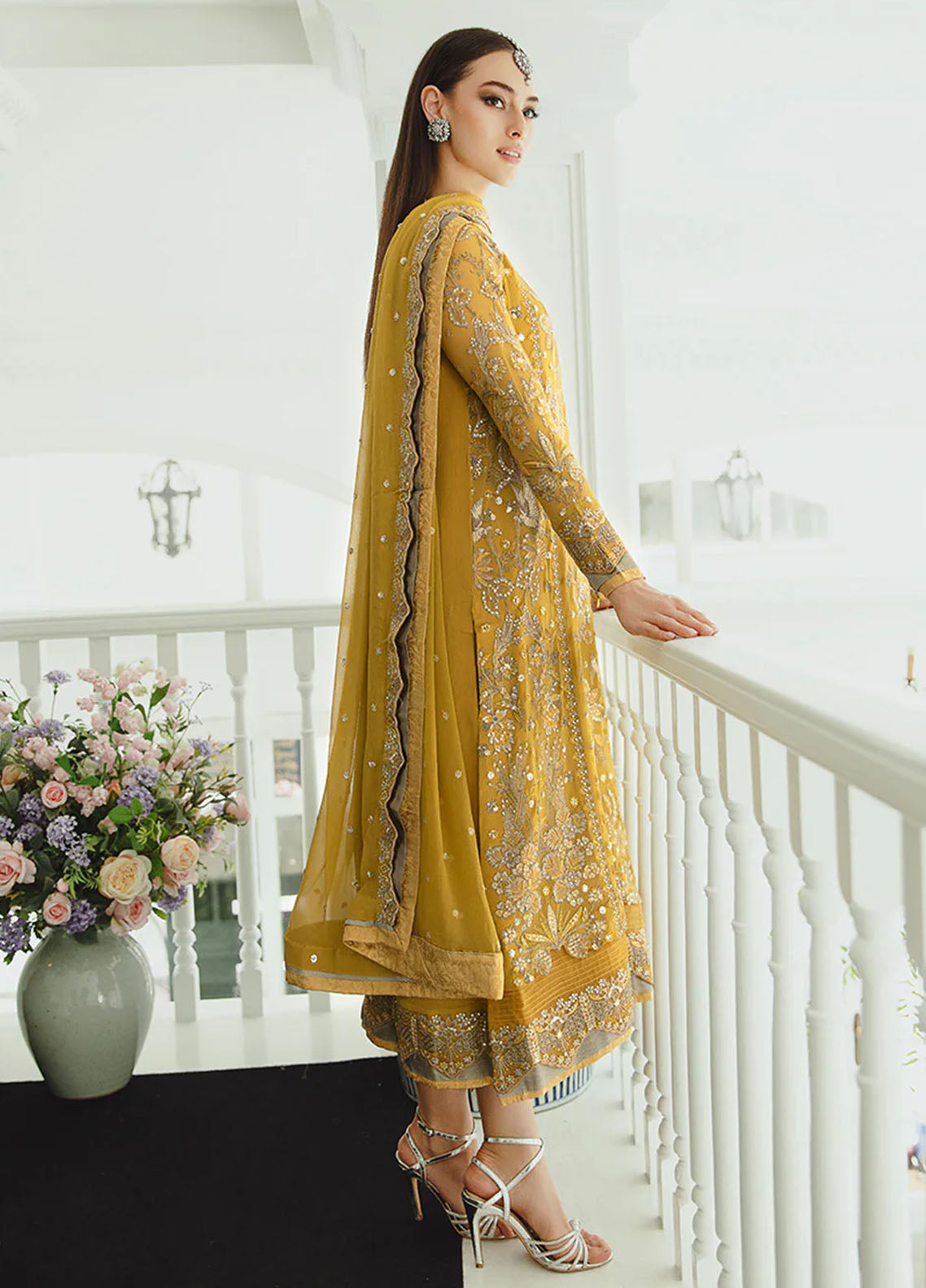 Ariya By Maryum N Maria Premium Chiffon Collection 2024 510 Laleh