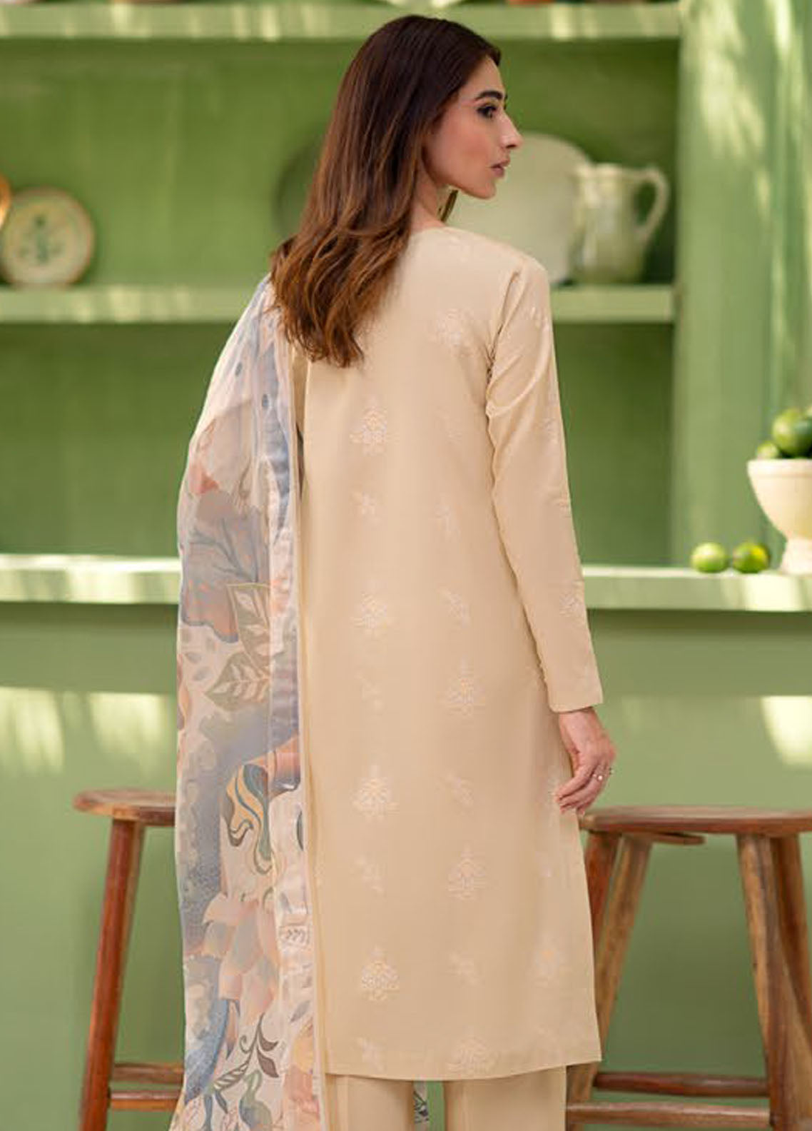 Artisan by Seran Unstitched Lawn Spring Summer Collection 2025 D-01 Soleil