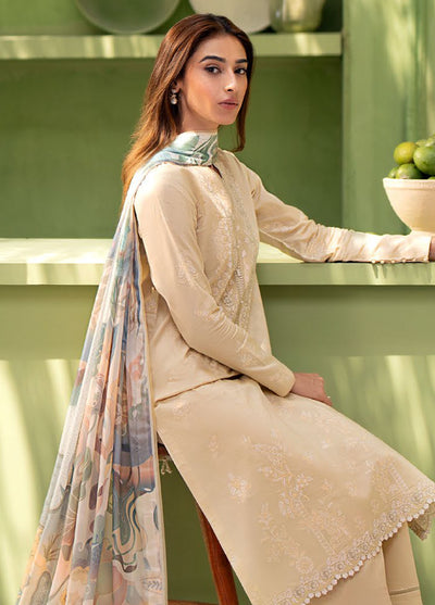 Artisan by Seran Unstitched Lawn Spring Summer Collection 2025 D-01 Soleil