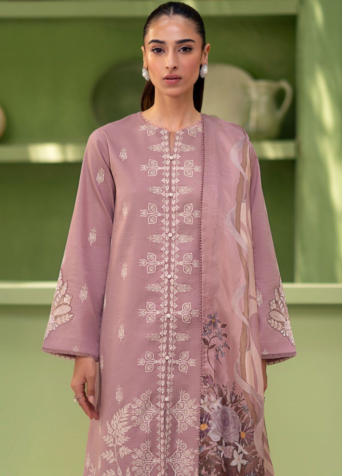 Artisan by Seran Unstitched Lawn Spring Summer Collection 2025 D-03 Fleur