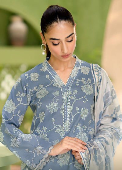 Artisan by Seran Unstitched Lawn Spring Summer Collection 2025 D-08 Aegean