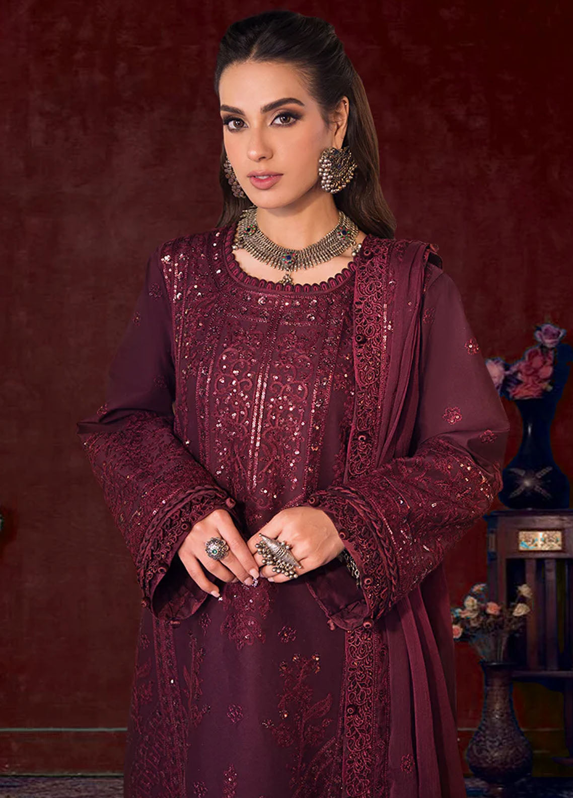 Asim Jofa Unstitched Limited Edition Collection 2024 AJFILE-09