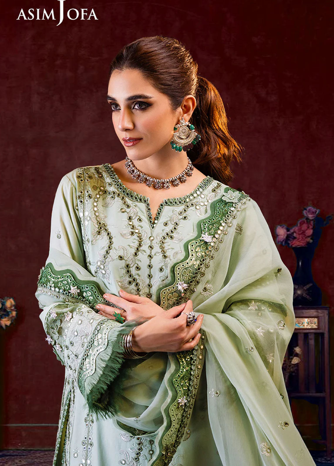 Asim Jofa Unstitched Limited Edition Collection 2024 AJFILE-17