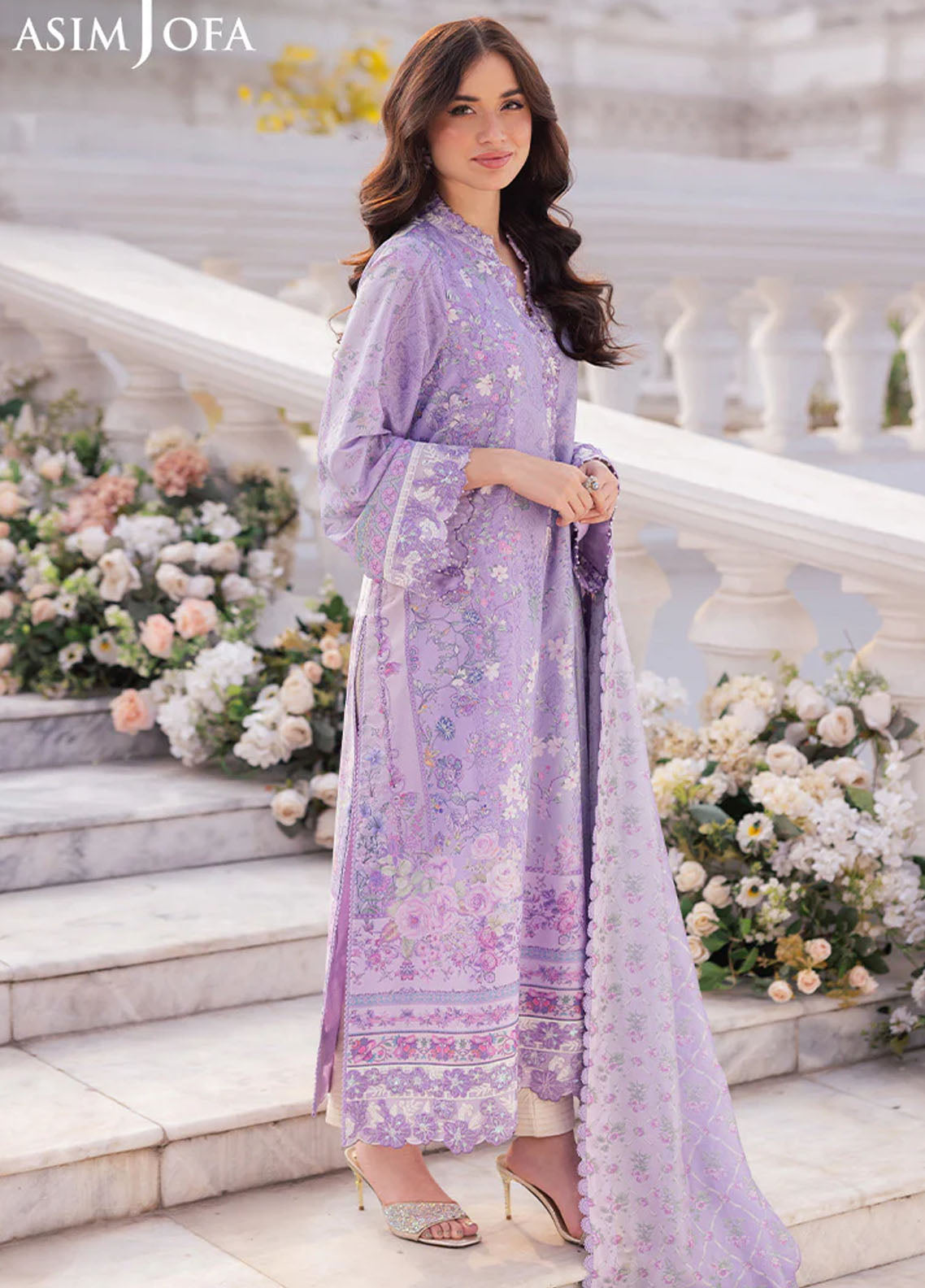 Asim Jofa Unstitched Charmeuse Silk Collection 2025 AJRS-01