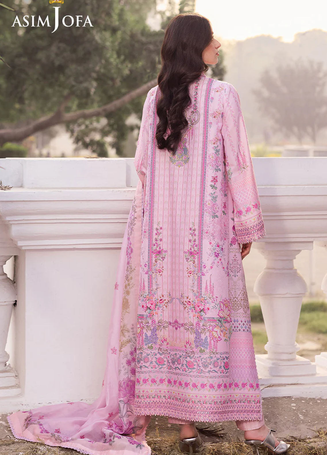 Asim Jofa Unstitched Charmeuse Silk Collection 2025 AJRS-03