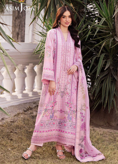 Asim Jofa Unstitched Charmeuse Silk Collection 2025 AJRS-03