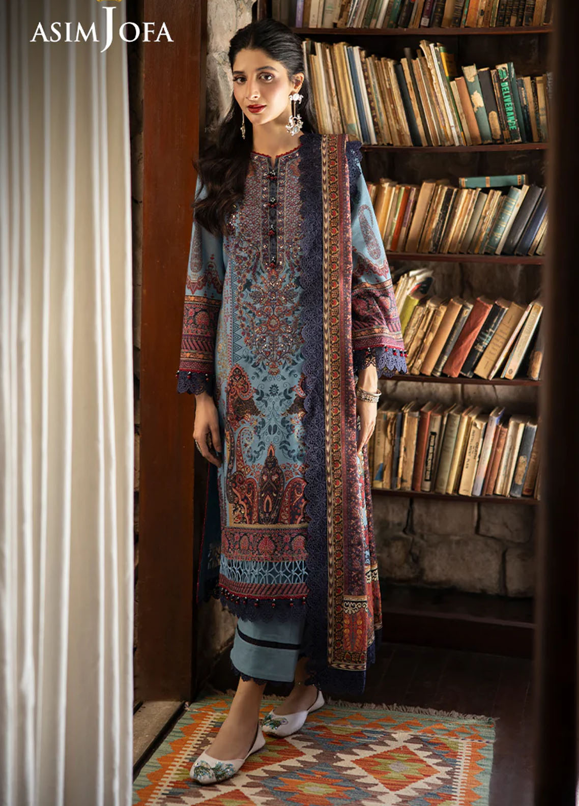 Asim Jofa Unstitched Winter Collection 2024 AJUW-01-UNS