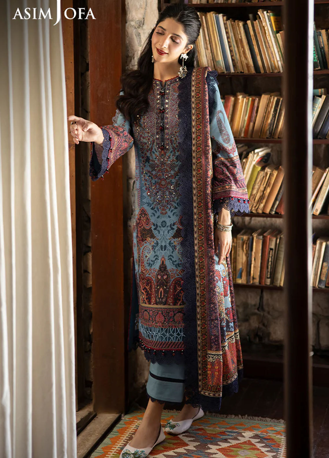 Asim Jofa Unstitched Winter Collection 2024 AJUW-01-UNS