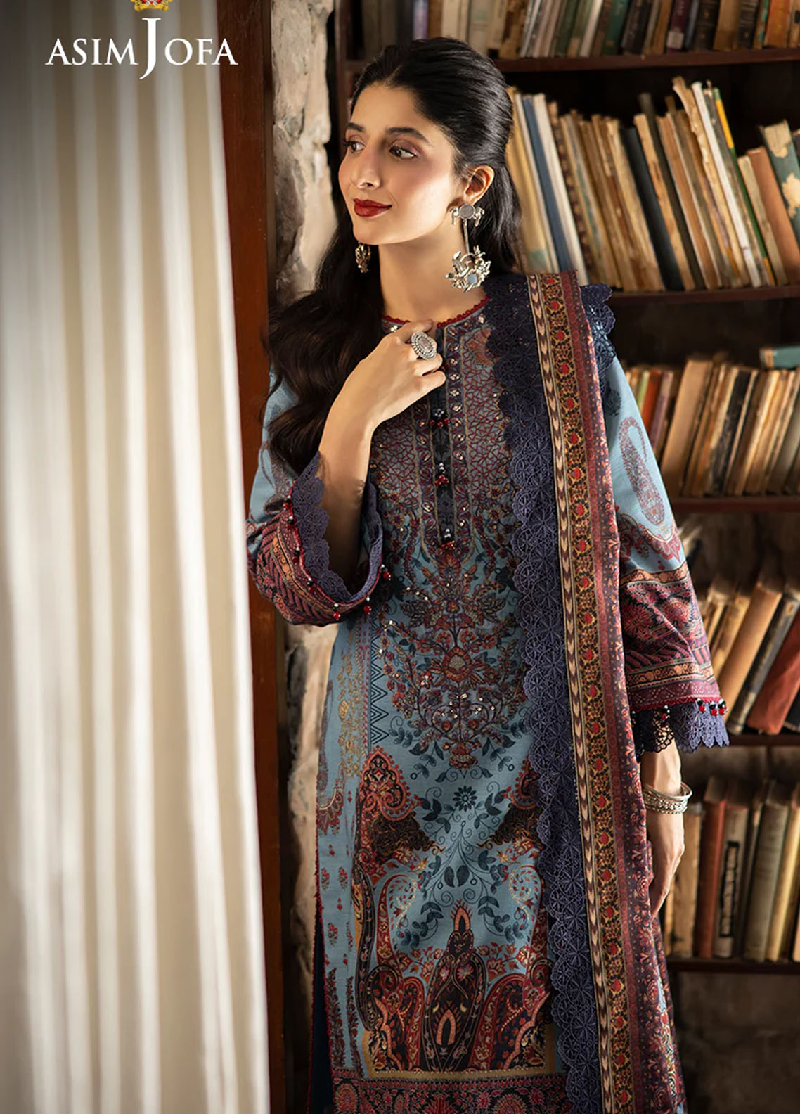 Asim Jofa Unstitched Winter Collection 2024 AJUW-01-UNS