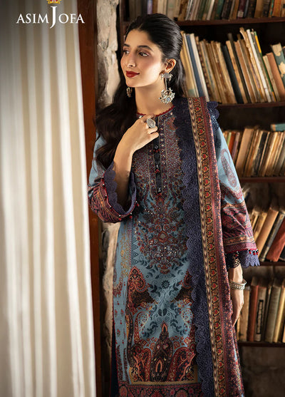 Asim Jofa Unstitched Winter Collection 2024 AJUW-01-UNS