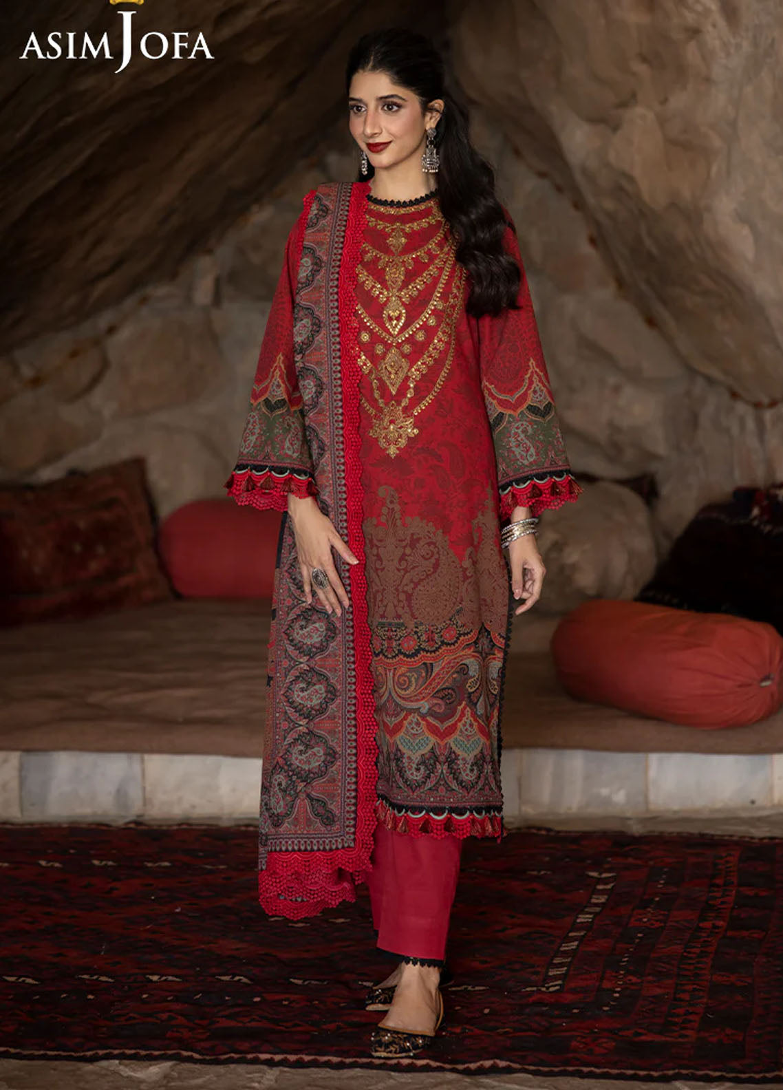 Asim Jofa Unstitched Winter Collection 2024 AJUW-02-UNS