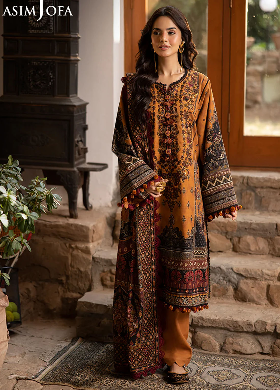 Asim Jofa Unstitched Winter Collection 2024 AJUW-07-UNS