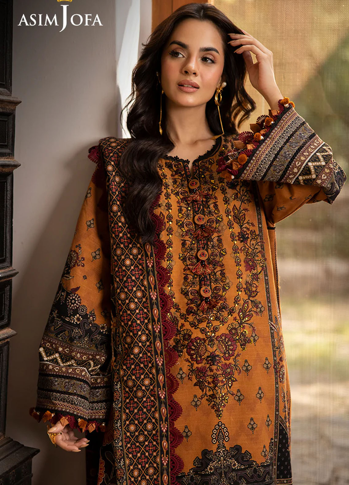 Asim Jofa Unstitched Winter Collection 2024 AJUW-07-UNS