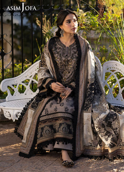 Asim Jofa Unstitched Winter Collection 2024 AJUW-08-UNS