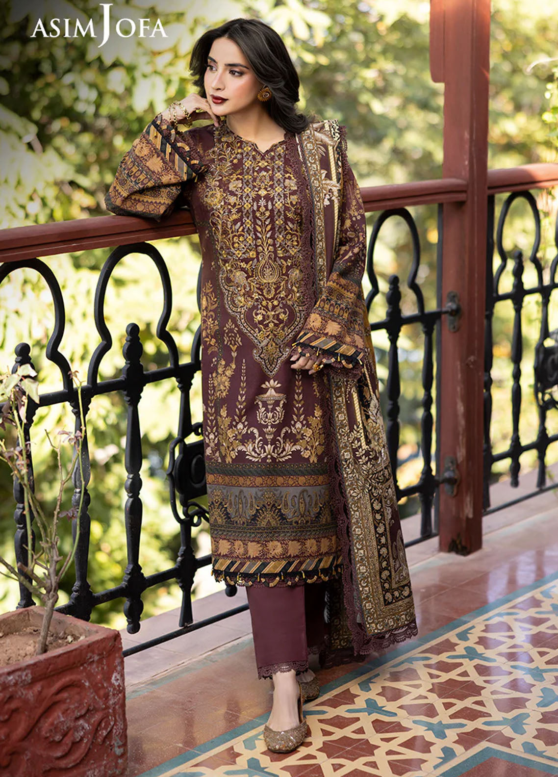 Asim Jofa Unstitched Winter Collection 2024 AJUW-10-UNS