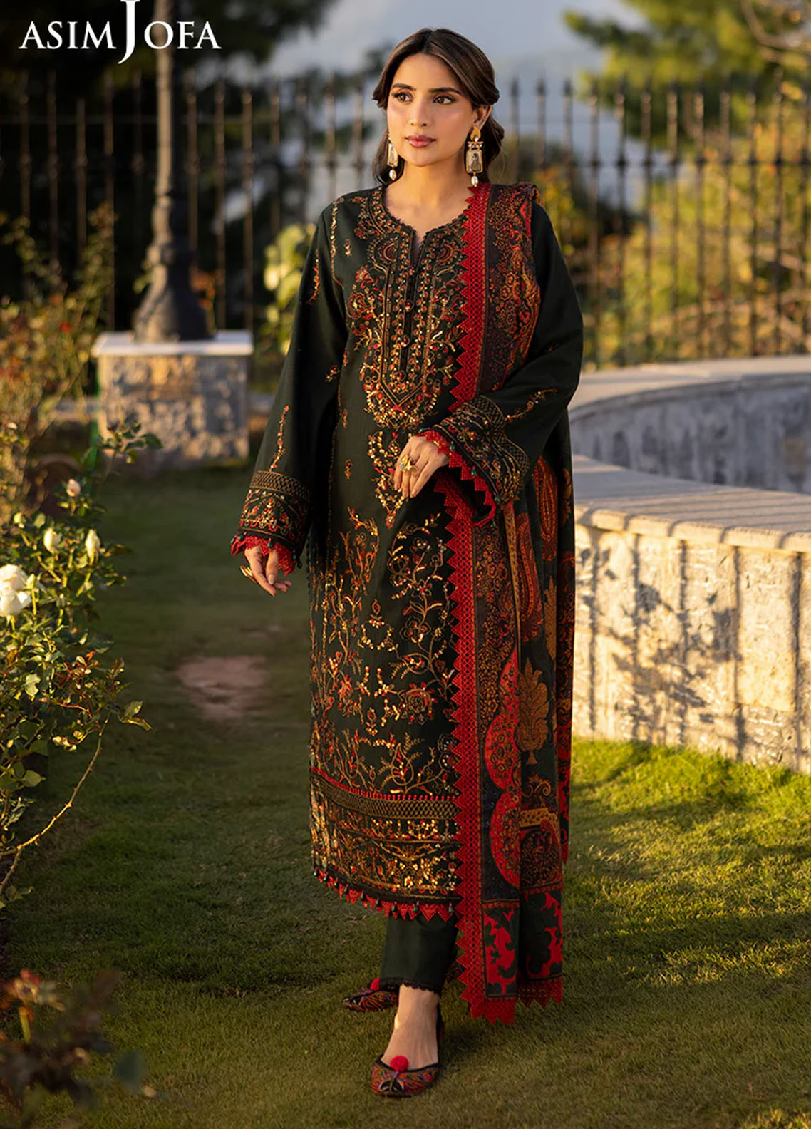 Asim Jofa Unstitched Winter Collection 2024 AJUW-11-UNS